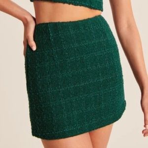 Abercrombie & Fitch Tweed Matching Mini Skort